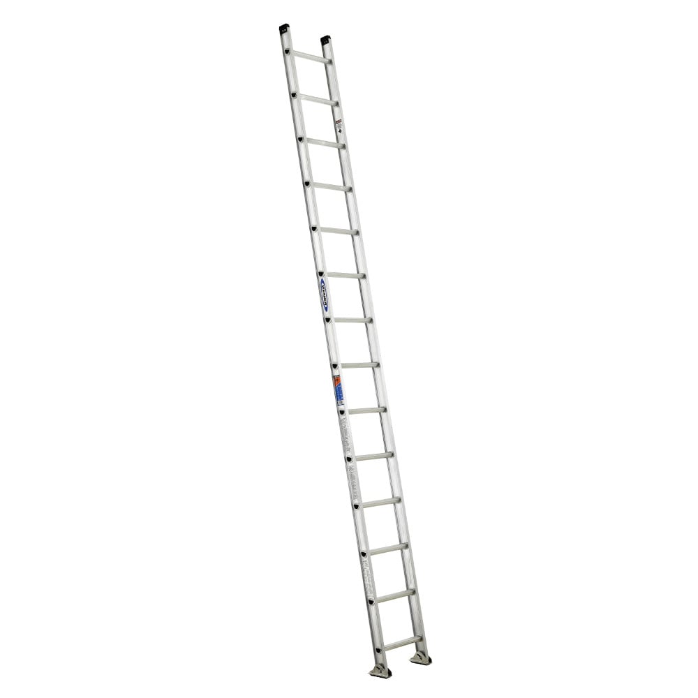 Werner D1500-1 14-ft ( 17-ft Reach Height ) Aluminum Type 1A - 300 lbs. Load Capacity Straight Extension Ladder