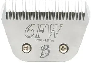 Detachable A Series Wide 6f Blade Dog Grooming Cuts Length 3/16" - 4.8mm Japanese High Carbon Steel Dog Grooming Blade Supplies | Detachable Blade Clippers (Compatible A5 Series(B6FW)