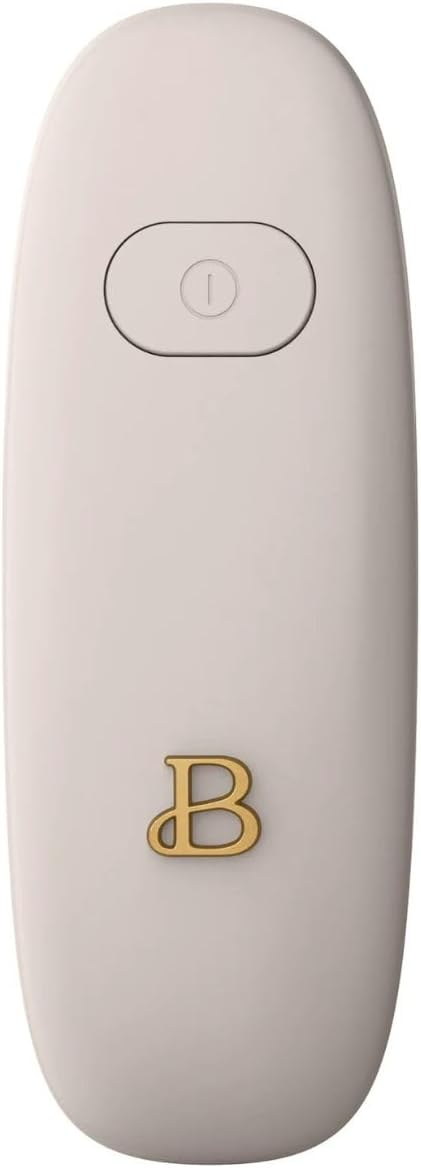 Beautiful Hands-Free Electric Can Opener \u2013 Battery Operated, Auto-Stop, Smooth Edge, One-Touch, Stainless Blade, Soft Grip (Porcini Taupe)