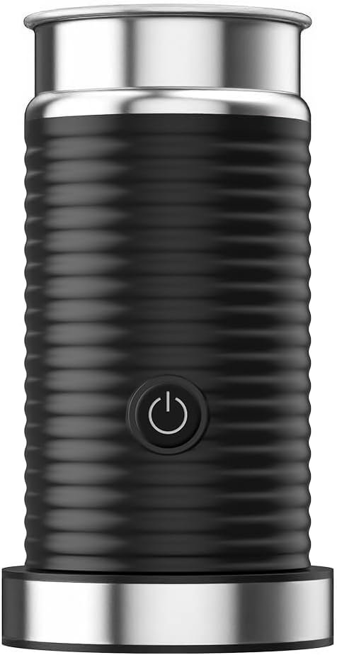 Automatic milk frother,Milk frothing machine,Electric for Hot & Cold Froth, Froth Or Heat Milk,Multifunctional milk frother,Automatic off & Easy Cleaning, Silent Operation (Black)