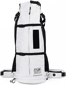 K9 Sport Sack Knavigate - X-Large, Lunar Rock - Ideal for Dogs with 23-25†Back Length - Adjustable, Backpack-Style Carrier with Internal Frame & Padded Hip Belt