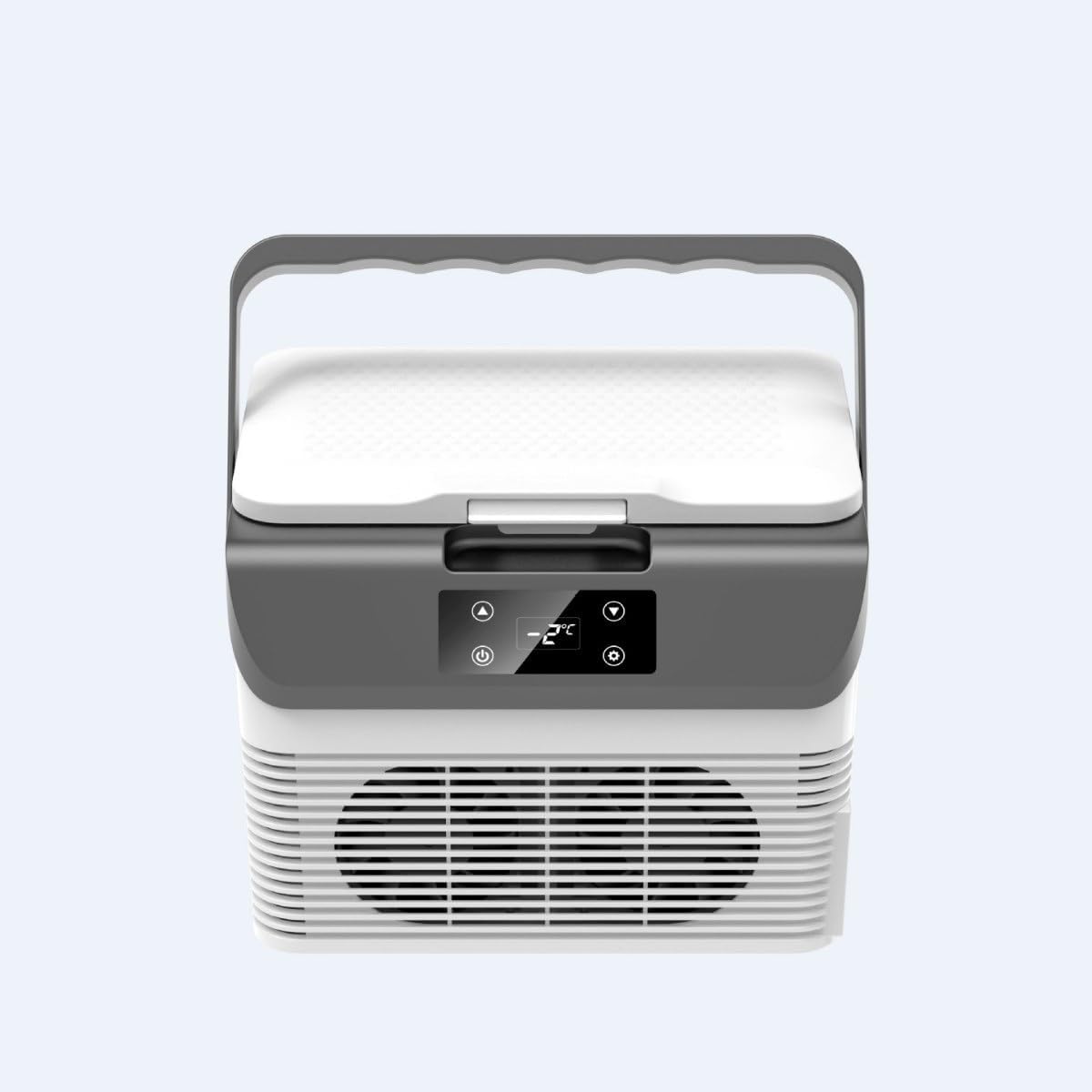 12 Volt Refrigerator with Digital Display, 16QT(15L) Car Fridge, 12/24V DC & 110V AC, Quiet Electric Cooler, for Camping Road Trips Travel