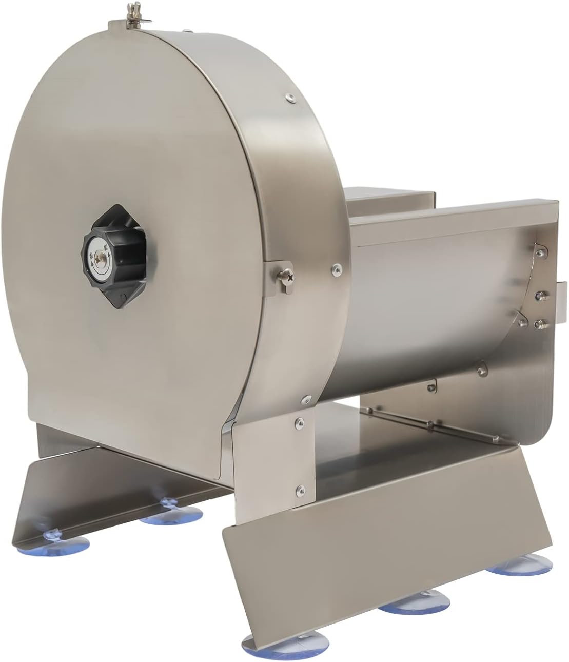 Commercial Vegetable Slicer, Electric Potato Slicing Machine, Cabbage Shredder Silver, Commercial Potato Slicer, Fruit Vegetable Slicing Machine, Adjustable Thickness(0-0.47 inches)