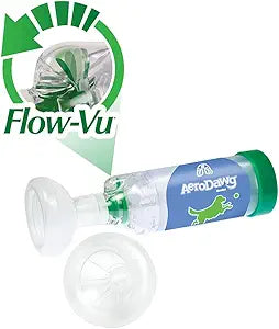 The Original Canine Aerosol Chamber Inhaler Spacer for Small Dogs and Puppies with Exclusive Flow-VU* Indicator