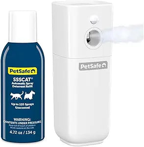 PetSafe SSSCAT Motion Activated Automatic Spray Pet Deterrent for Cats and Dogs, Improved Design