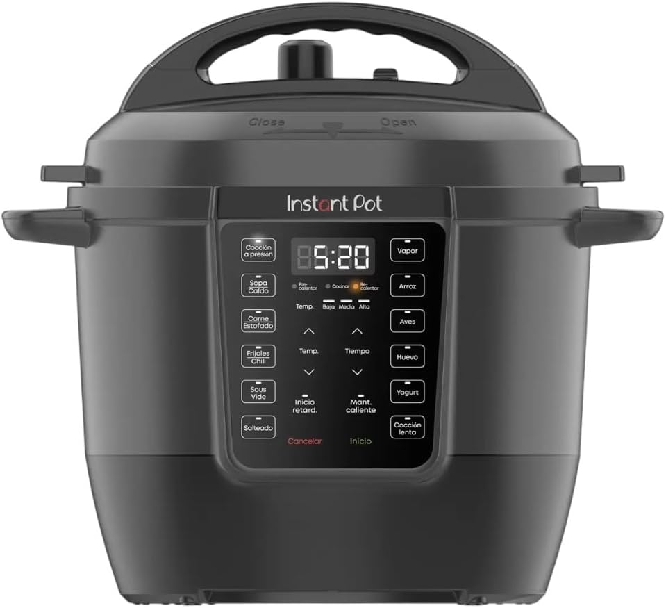 Instant Pot RIO, 7-in-1 Electric Multi-Cooker, PressureCooker, SlowCooker, RiceCooker, Steamer, Saut , Yogurt Maker, & Warmer, Includes App With Over 800 Recipes, 6 Quart, Sea Salt