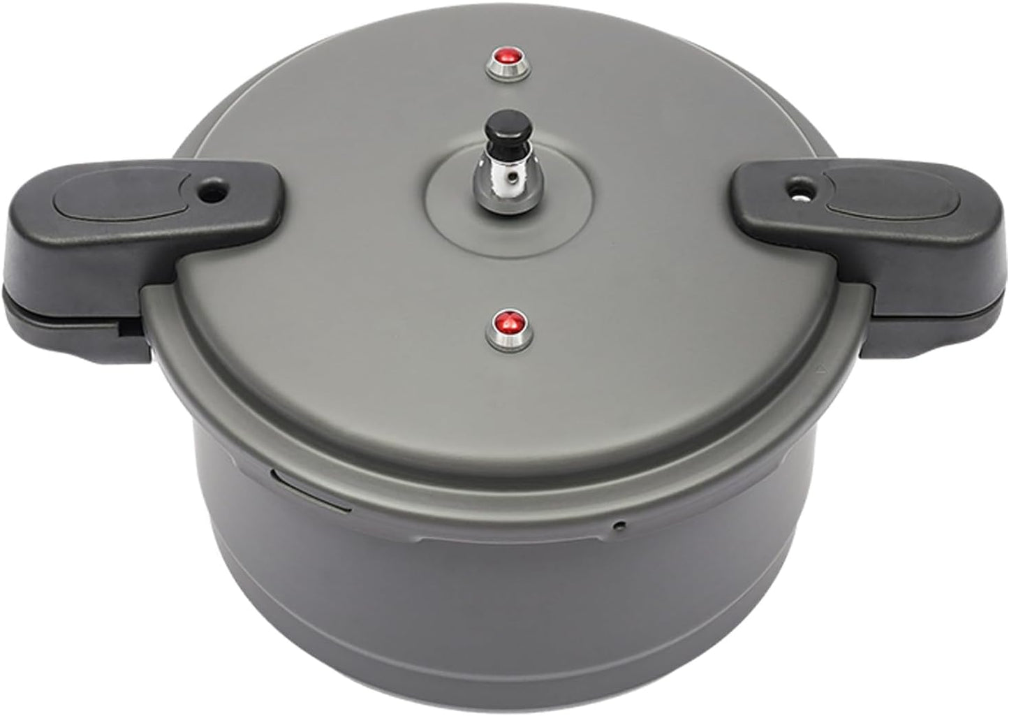 9.5 Quart Pressure Cooker & Canner, Hard Anodized Aluminum, for All Stoves (Induction, Gas, Electric), with 3-Safety Valve System, Steam Rack Included - Lightweight & Easy Clean