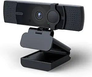 4K Webcam for PC & Laptop - Ultral HD 4K, AI Autofocus, Support DZoom and ePTZ, Built-in Noise-Canceling Mics and Slidable Privacy Cover for Business Meetings, Conferencing & Video Calls