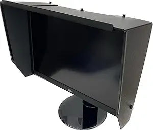 2933.9" Wide Adjustable Monitor Hood - Enhances Privacy & Reduces Glare (Measured by Width, Not Diagonal)