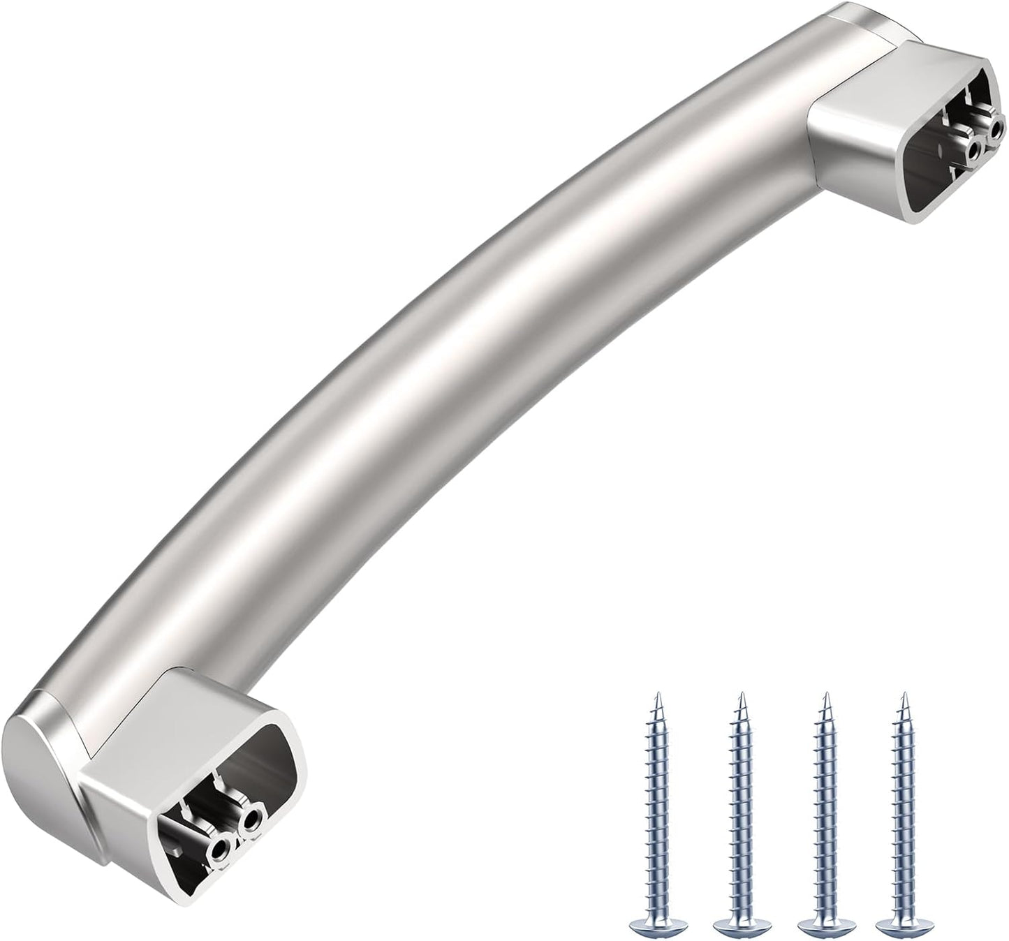 Upgraded WB15X20402 Microwave Door Handle Replacement Compatible with GE Microwave Oven JVM6175EF1ES, PVM9195SF3SS, PNM9196SF3SS, Fit General Electric Microwave Handle Replacement Parts