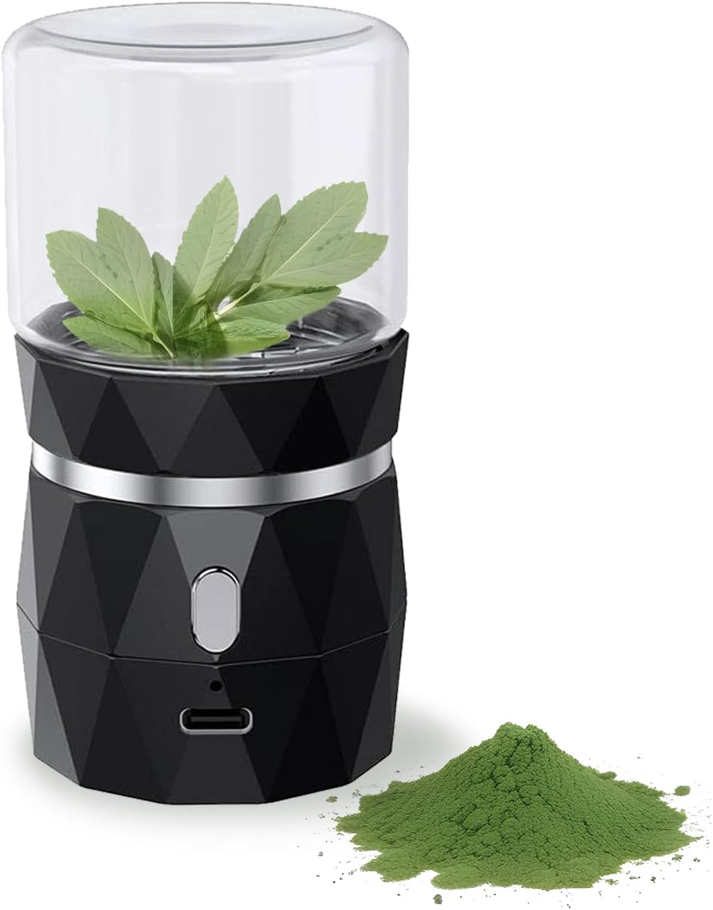 Electric Herb Grinder – Portable Spice Grinder with USB Cable, Efficient Grinder for Kitchen Use, Perfect for Spices, Onions & More