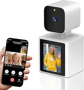 Two Way Video Home Security Camera Indoor,1080P Dog Pet Camera,Video Baby Camera,Monitor for Baby/Elderly/Nanny/Pet/Dog with Phone App,360 Pan-Tilt,Night Vision