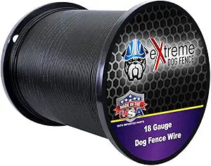 Universally Compatible 18-Gauge Heavy Duty Electric Dog Fence Boundary Wire for All Models of Electric Fence for Dogs - Inground Pet Fence Systems - 500'