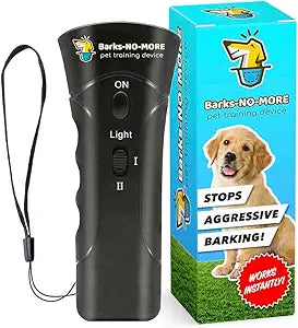Barks No More Dog Training Device & Bark Deterrent - Stop Barking Without Hurting Your Pet - Just Point & Press!