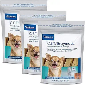 C.E.T. Enzymatic Oral Hygiene Chews for Petite Dogs, 90 Count