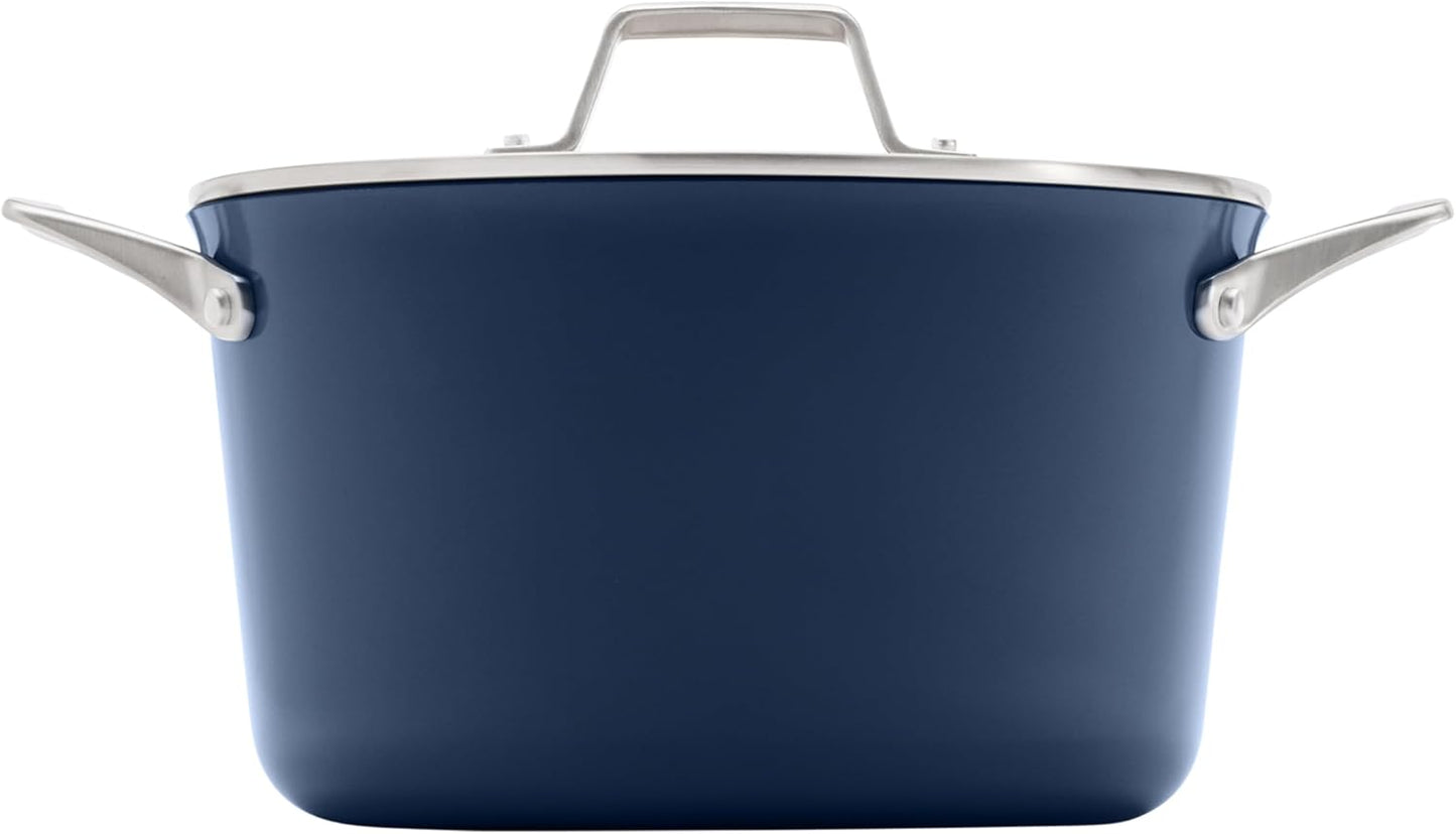 Calphalon® Premier Ceramic Nonstick 7-Qt. Dutch Oven with Lid, Midnight Blue