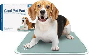 The Green Pet Shop Cool Pet Pad - Small, Sage Grey - Self-Cooling, Pressure Activated Mat for Dogs & Cats from 9-20 lbs - Non-Toxic Gel, No Water Needed