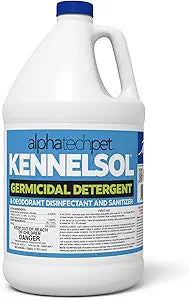 ATP KennelSol 1-Step Kennel Cleaner - 1 Gallon Liquid Disinfectant, Effective Against Bacteria and Viruses, Deodorizer Wintergreen Scent by Alpha Tech Pet