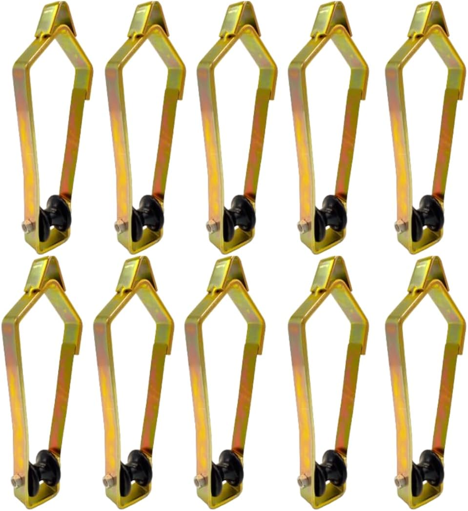 Ruegg Cable Rollers - Aerial Construction Lineman Tools, High Quality Cable Rollers (10 Pack) (RO100 \/ Slap On #2)