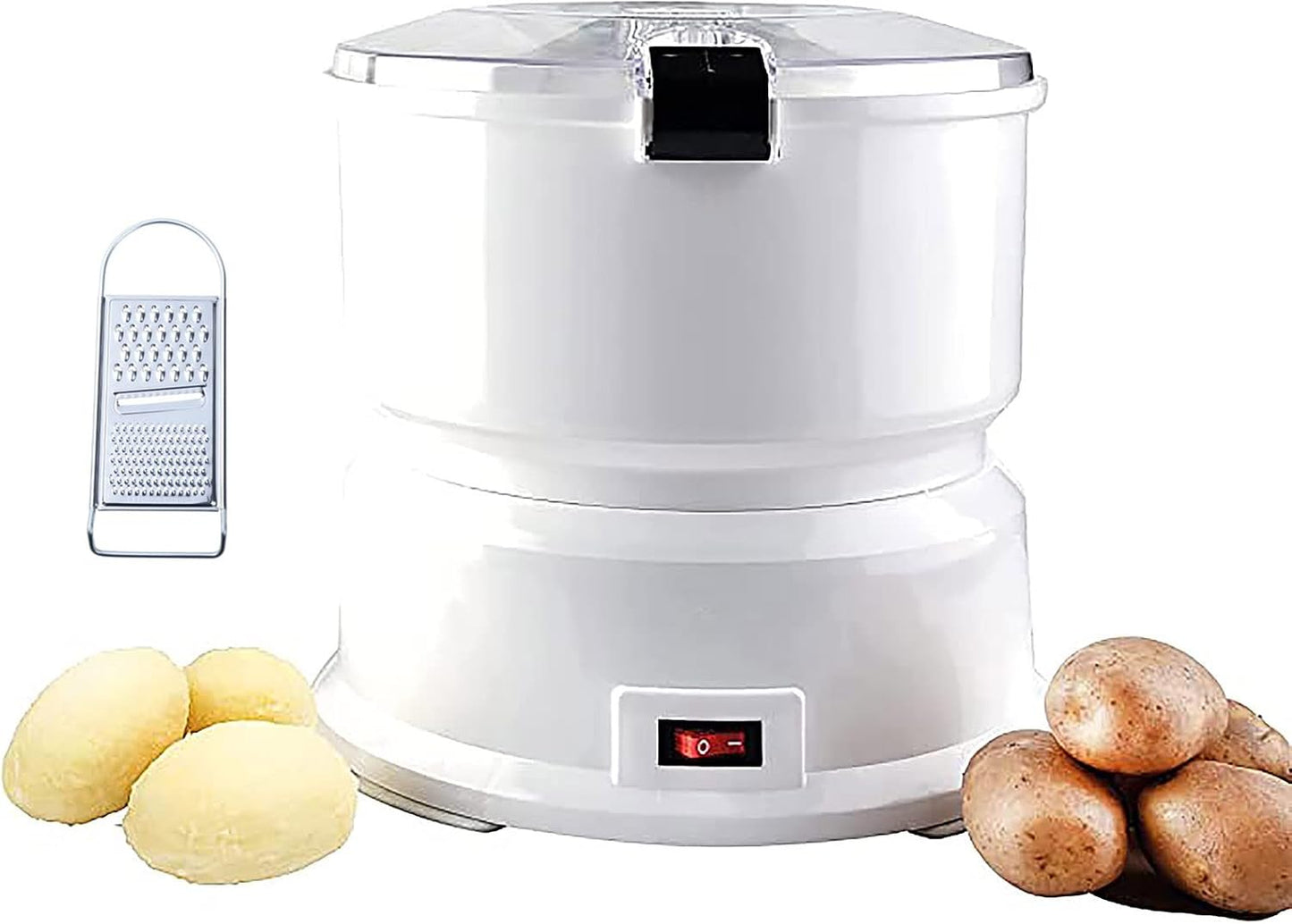 3 in 1 Electric Potato & Apple Peeler/Vegetable Dryer with Graters Automatic Peeling Machine, No Mess (1KG Capacity < 180s)
