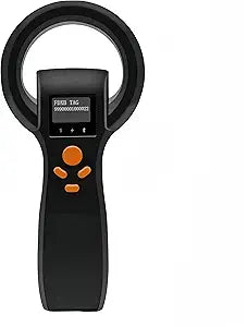 Universal Pet Microchip Scanner, Wireless Rechargeable Digital Pet Dog Cat Microchip Reader, Fast Reading FDX-A/FDX-B/HDX, Up to 16000 Data Records Bluetooth/USB