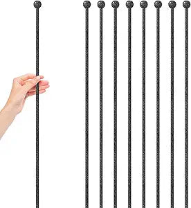 8 PCS Dog Playpen Stakes for Indoor Outdoor Galvanized Metal Replacement Dog Fence Stakes for Large Medium Puppy Playpen, Smaller Diameter, More Suitable for Fence (32 Inch)