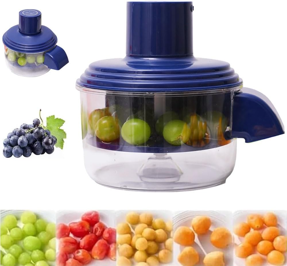 Automatic Fruit Peeler Machine – Electric Grape, Cherry Tomato, and Garlic Skin Remover, Rechargeable, Cordless Kitchen Tool for Effortless Peeling