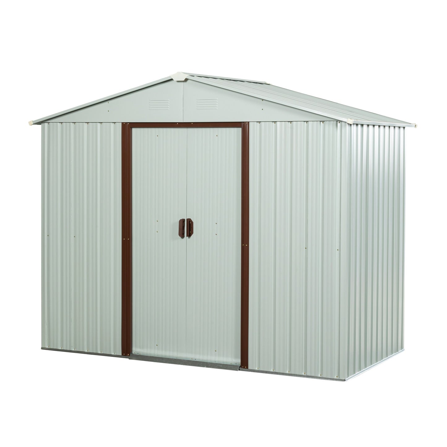 Kahomvis 4.3-ft x 6-ft Galvanized steel Metal Storage Shed