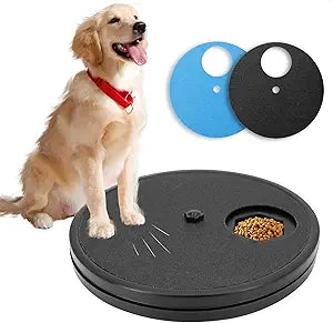 Dog Nail Scratch Board - 3 in 1 Rotatable Round Dog Scratch Pad for Nails with Treat Box, Dog Nail File Toy, Scratching Board for Dogs,Shorten Dog’s Side Nail Easier for Small and Large Dogs