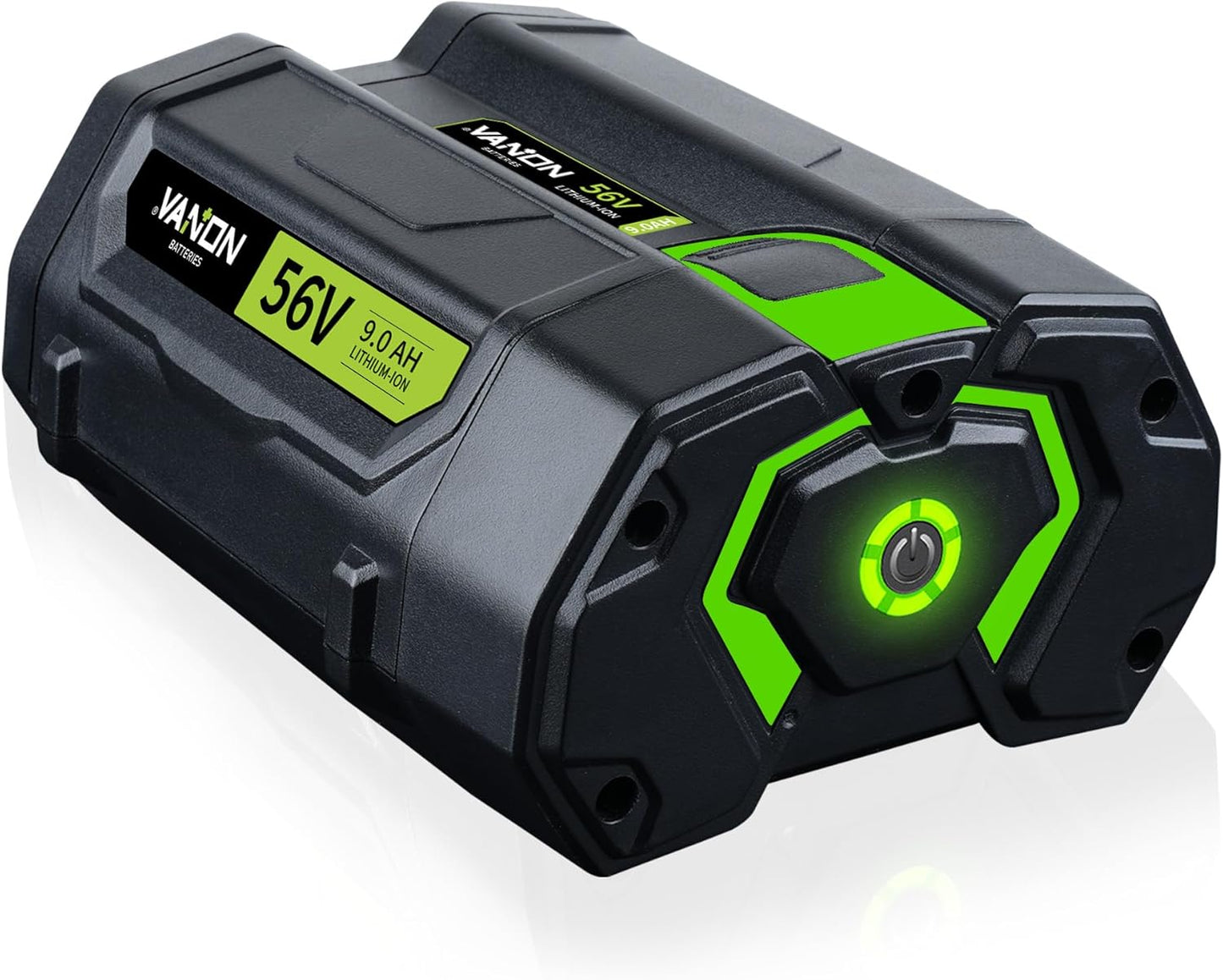 VANON 9.0Ah 56V Replacement for EGO 56V Battery Power+ BA1400T BA2800T BA4200T BA5600T Lithium Ion Battery Compatible with EGO Power Tools CS1604 CS1804 CS1403 HT2400 LB6504 LB5804 Tools 1Pack