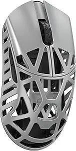WLMOUSE Beast X Mini Pro Ultra-Light 34g Magnesium Gaming Mouse, PAW3950 HS Sensor, 8K Polling Rate, 30000 DPI,OM & TTC Switches, Customizable Side Panels.(Silver(OM Switch-Side Slits))