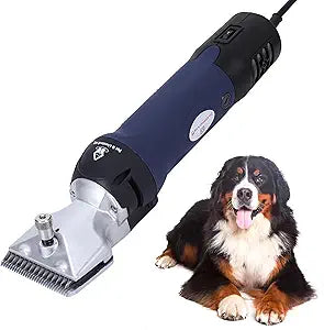 Professional Dog Grooming Clippers for Thick Coats - Shears Heavy Duty Hair Cutting Kit - Large Dog Shaver Set - Pet Trimmer for XL Large Dogs, Horses, Livestock