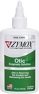 Pet King Brands Zymox Otic Enzymatic Solution for Dogs and Cats to Soothe Ear Infections Without Hydrocortisone for Itch Relief, 4oz