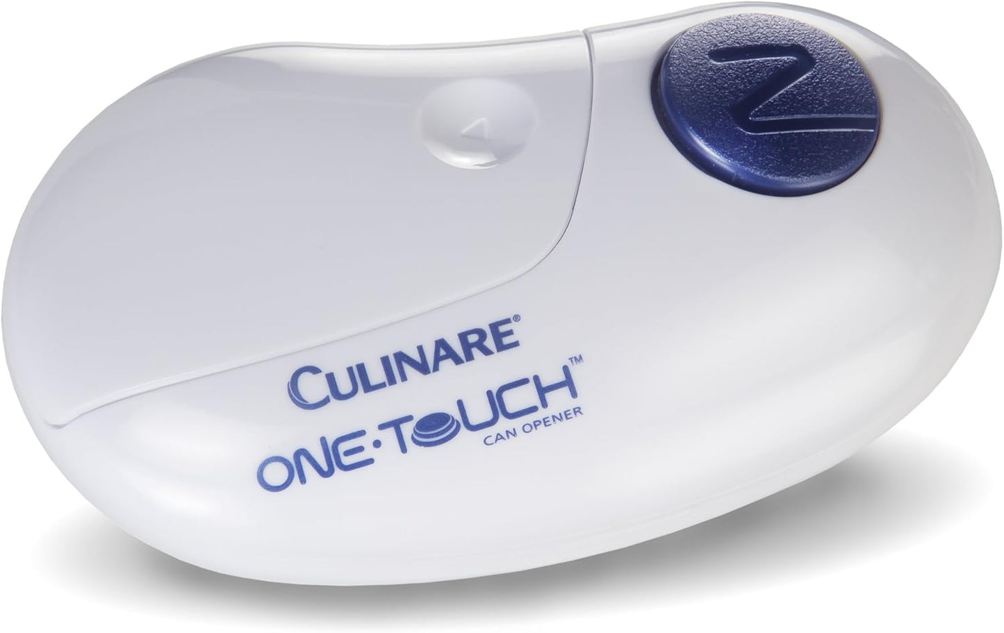 Culinare C50600 One Touch Electronic Tin Opener | White | Plastic\/Stainless Steel | Automatic Can Opener | Battery Operated\/Hands-Free Use\/Magnetic Lid Removal | Batteries Not Included