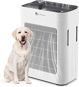Air Purifier for Home Large Room up to 3000 ft², Dr.Prepare HEPA Double-Sided Air Cleaner with 20dB Sleep Mode, Pet Mode, Washable Pre-Filter, PM2.5 Display, Aroma, for Pet Hair, Dust, Smoke & Pollen