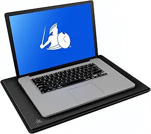 DefenderShield Laptop Pad for EMF Protection DefenderPad EMF Blocker Pad That Protects from Heat, Battery & Wireless RF Emissions Durable, Non-Slip Design for Laptops Up to 17†Black