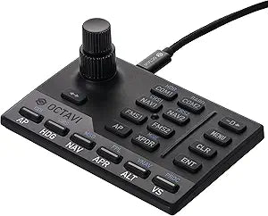 IFR-1: Compact All-in-one Cockpit Made in Germany - high-Precision Controls for COM, NAV, FMS, autopilot, XPDR, and More for immersive, Realistic Flight Simulation