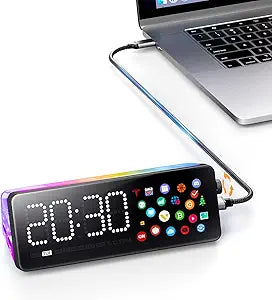 Laptop Docking Station (7-in-1), Docking Station with Screen, Multiple Built-in Apps, USB C Dock with HDMI 4K@60Hz, 90W Max Power Delivery, 1 Gbps Ethernet, USB C Hub for Mac/Dell/HP