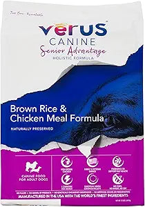 VeRUS Pet Foods Dry Dog Food Chicken, Senior Advantage Formula 25lb Bag
