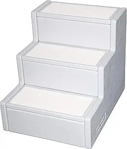 Pet Gear Pet Step III & IV Pet Stairs for Small Dogs and Cats up to 50 pounds, Lightweight, No Tools Required, 13 Colors to Choose from, Essential Grey, 3 Steps