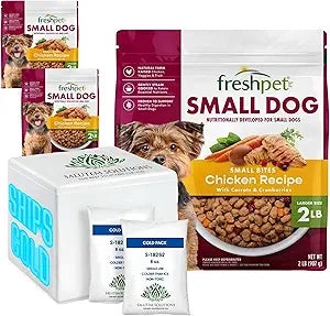 Freshpet - Small Dog bite Size Chicken Recipe, 2 lbs. - Pack of 3