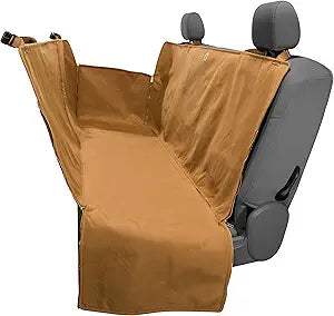 Carhartt Universal Fitted Nylon Duck Pet Hammock, Dog Back Seat Cover, Carhartt Brown