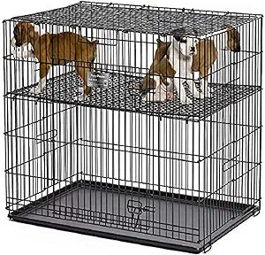 MidWest Homes for Pets Puppy Playpen Crate - 224-10 Grid & Pan Included