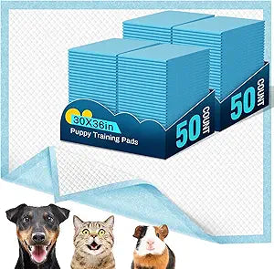 Dog Pads 100 Pack 30"x36", Dog Pads Extra Large for Pets, Disposable Large Pee Pads for Doggy & Puppy Training Pads, Piddle Pads for Indoor, Outdoor Use