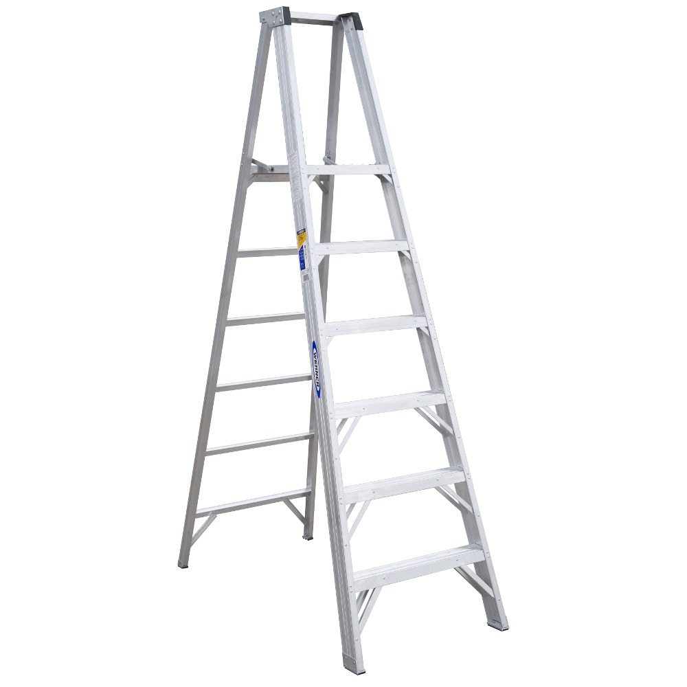 Werner P400 8-ft ( 12-ft Reach Height ) Aluminum Type 1AA - 375 lbs. Load Capacity Platform ladder