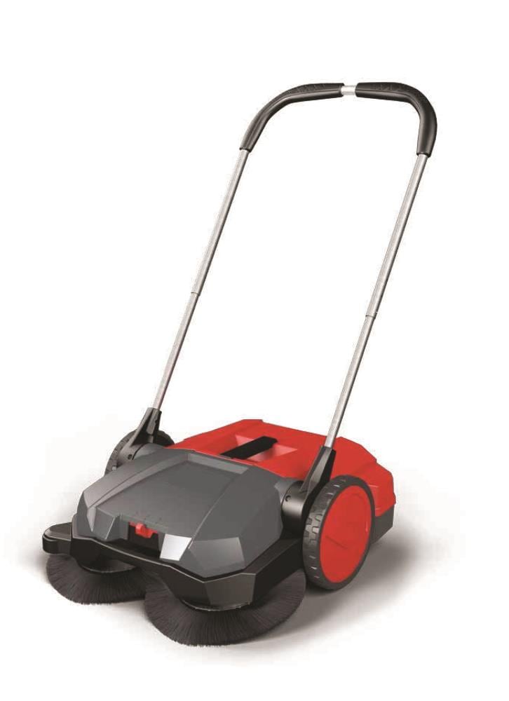 BISSELL Manual Push Power Sweeper Manual Carpet and hard surface Cordless Outdoor Floor Sweeper