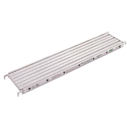 Werner Aluminum 0.25-ft H x 1.6-ft W x 7-ft L 250-lb Capacity Scaffold Plank