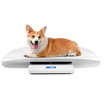 Digital Pet Scale, Baby Scale, with 3 Weighing Modes(kg/oz/lb), Max 220 lbs, Capacity with Precision up to 0.02lbs, White, Suitable for Infant, Puppies, Mom