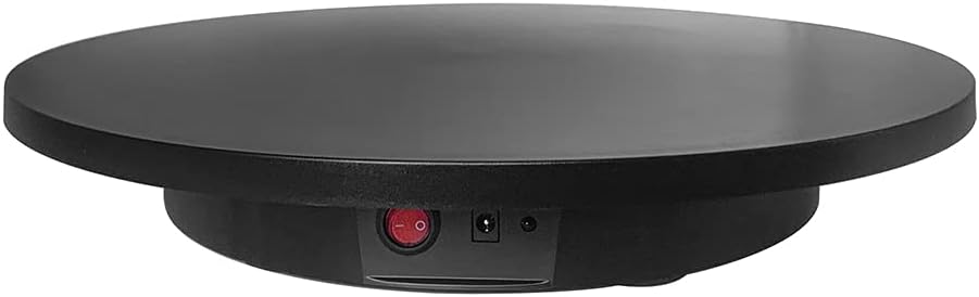 16.5" 360° Remote Electric Motorized Rotating Turntable Display Stand 42 CM 22-60 sec/rev for Product Display&Cube Spin Display