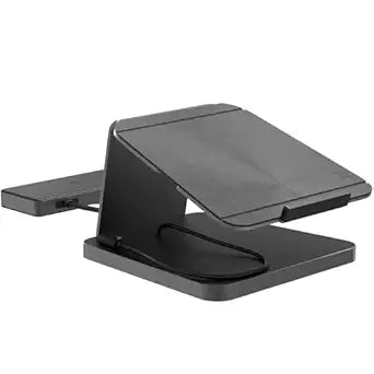 ZAGG Pro Dock  9-Port Laptop Stand and Docking Station with Satellite Hub, Integrated USB-C Cable, 150W Power Supply, and SD Card Reader  Compatible with Most Laptops and Tablets